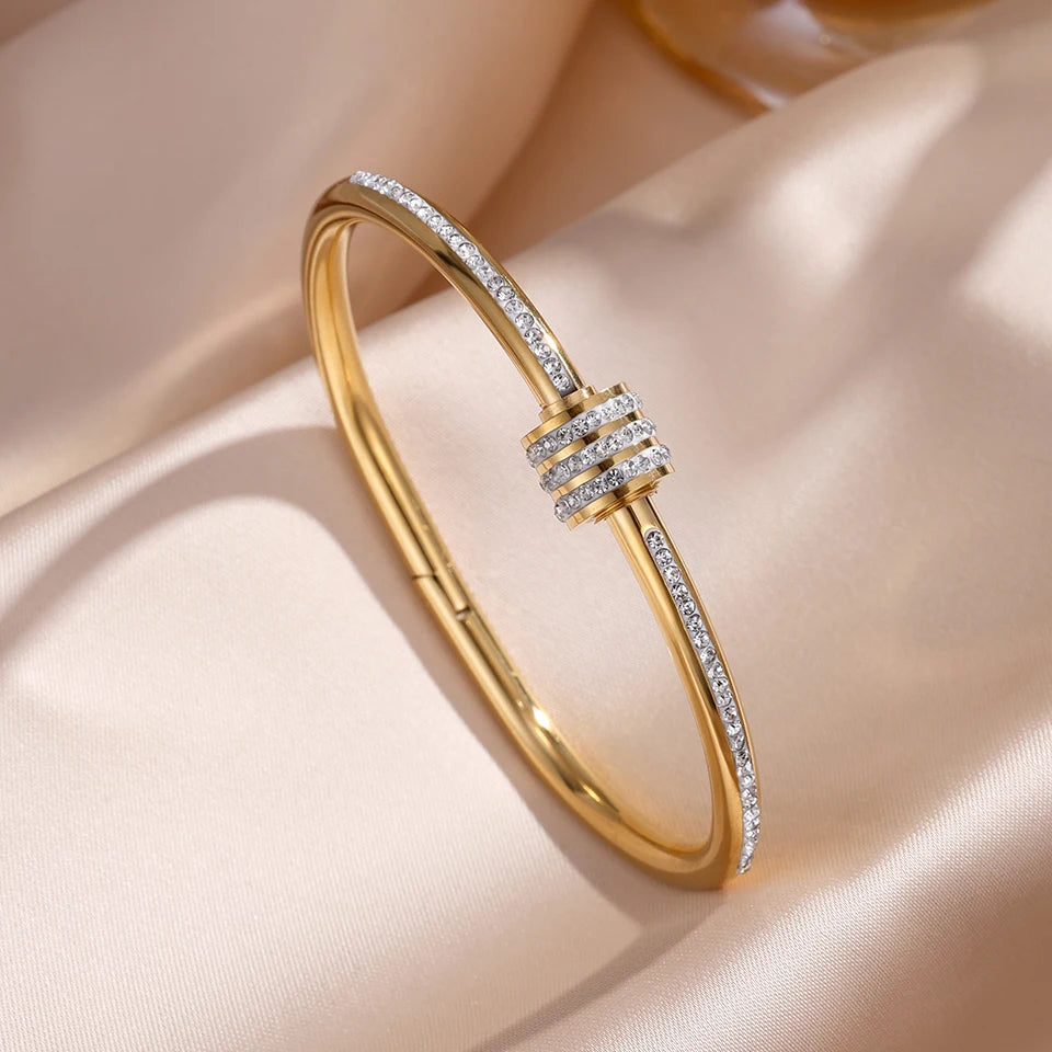 Zircon Spark Bangle