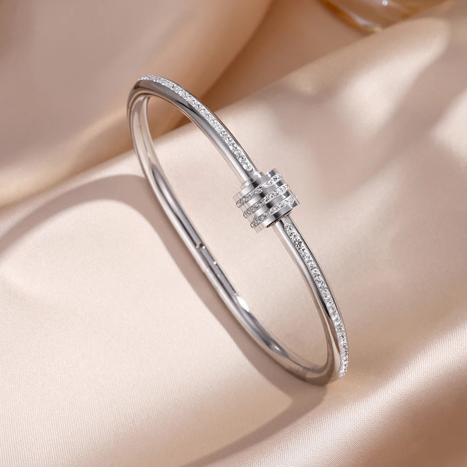 Zircon Spark Bangle